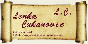 Lenka Čukanović vizit kartica